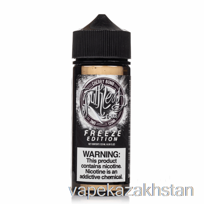 Vape Kazakhstan Cherry Bomb - Freeze Edition - Ruthless Vapor - 120mL 0mg